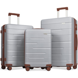 Luggage Sets 3 Piece Suitcase Set 20/24/28,Carry on Luggage Airline ...