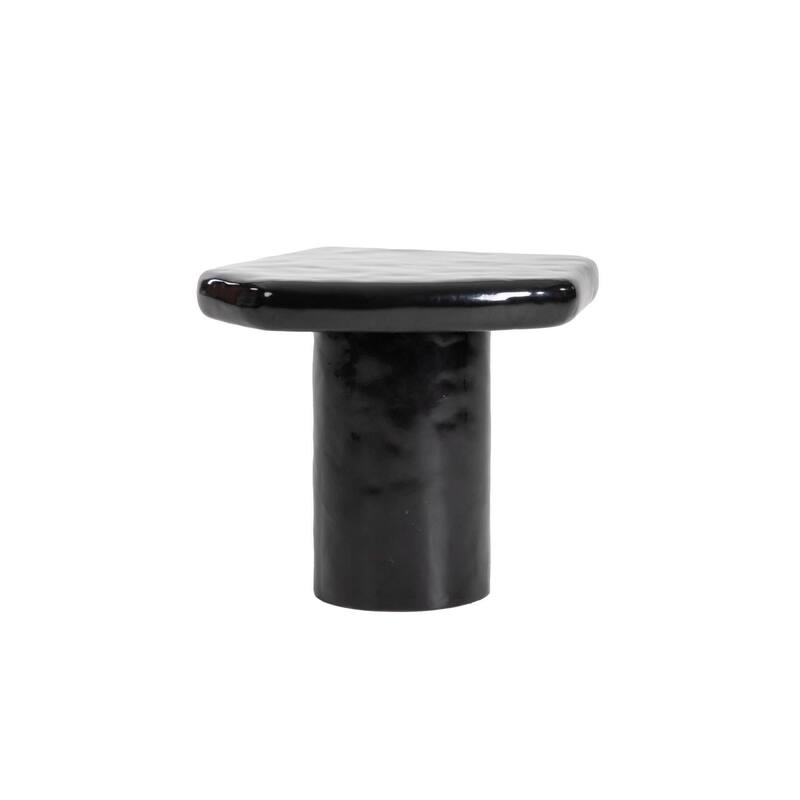 Destiny Concrete Side Table, Black