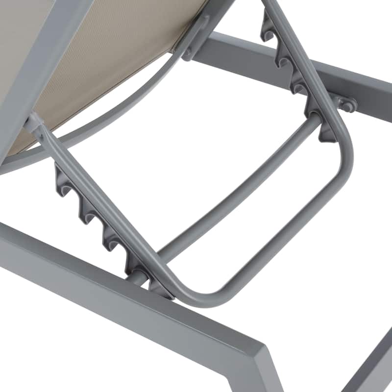 SAFAVIEH Outdoor Jaylah Chaise Lounge Chair - 74Wx23Dx14H