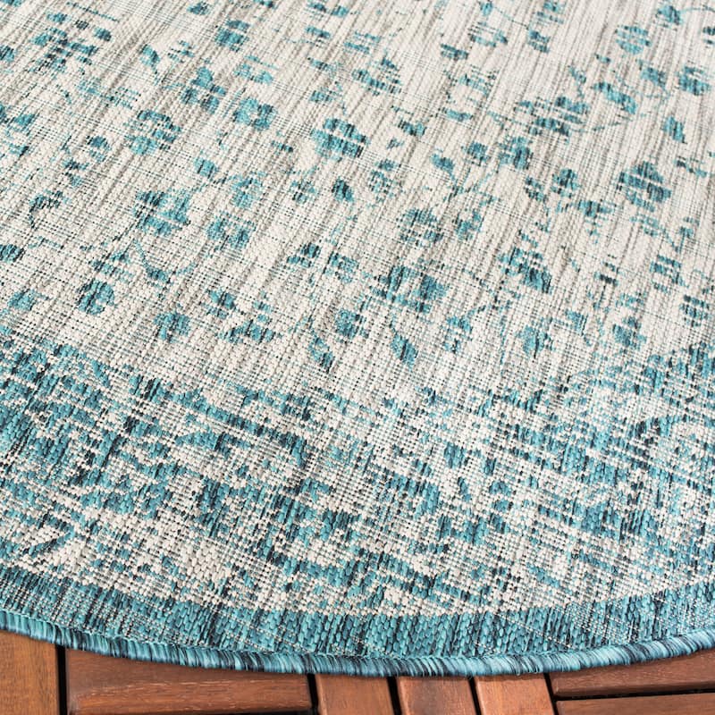 SAFAVIEH Courtyard Boud Indoor/ Outdoor Waterproof Patio Backyard Rug