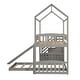 preview thumbnail 27 of 30, Twin over Twin Bunk Bed with Slide, Storage Steps & Playhouse Design