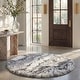 preview thumbnail 72 of 84, SAFAVIEH Horizon Shag Mukades Abstract 2.5-inch Thick Rug