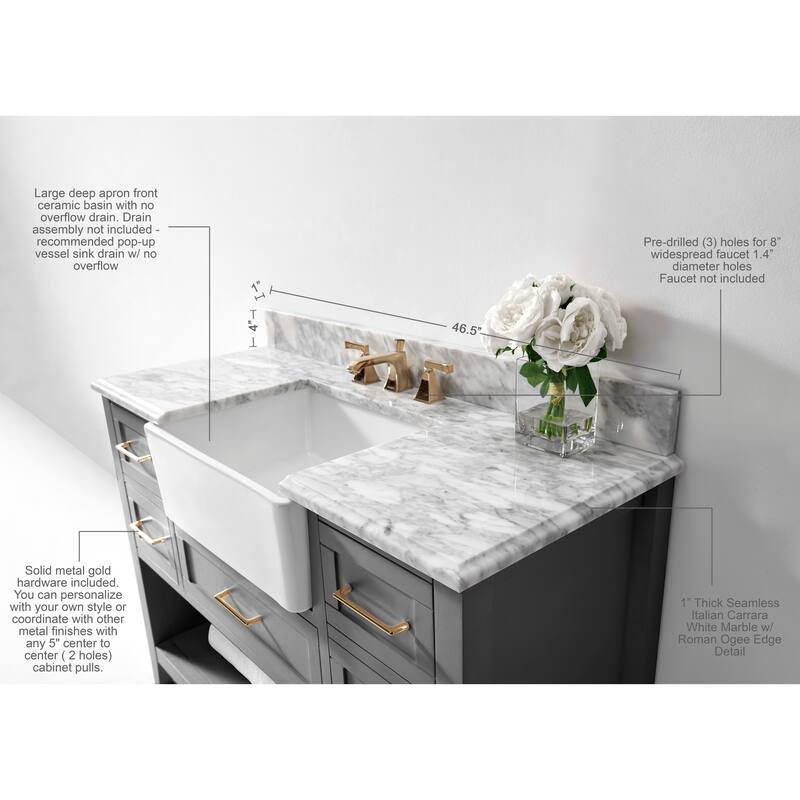 Ancerre Designs Hayley Bathroom Vanity Set