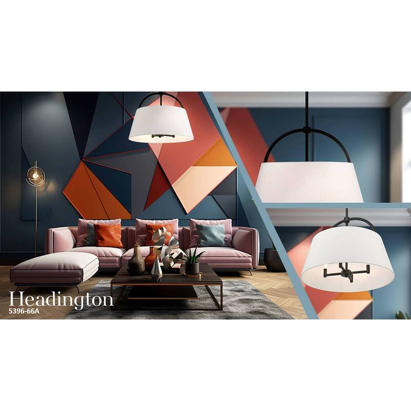 Minka Lavery 5396 Headington 4 Light 24" Wide Chandelier