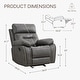 preview thumbnail 48 of 60, Lauren Manual Recliner Glider Rocker Chair for Living Room