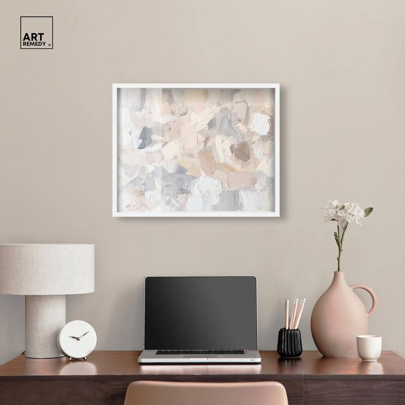 Soft Colors Fade I Shadowbox by Art Remedy