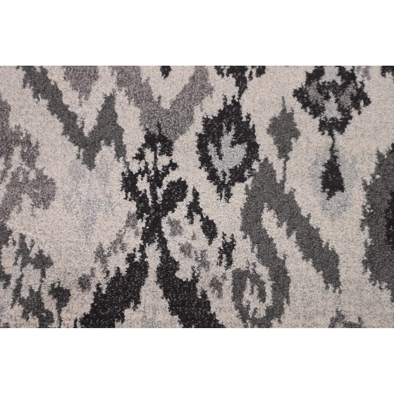 Beige Art & Craft Turkish Area Rug Machine Made Geometric Carpet - 5'0" x 8'0"