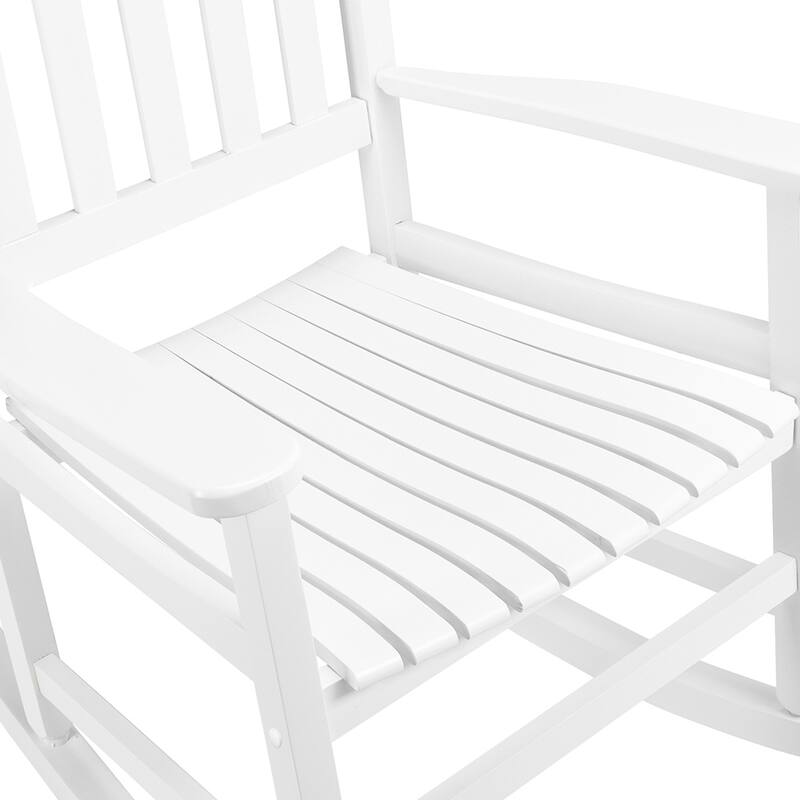 Outdoor Simple Style Wooden Rocking Chair