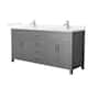 Option Dark Gray / White Quartz Top / Brushed Nickel