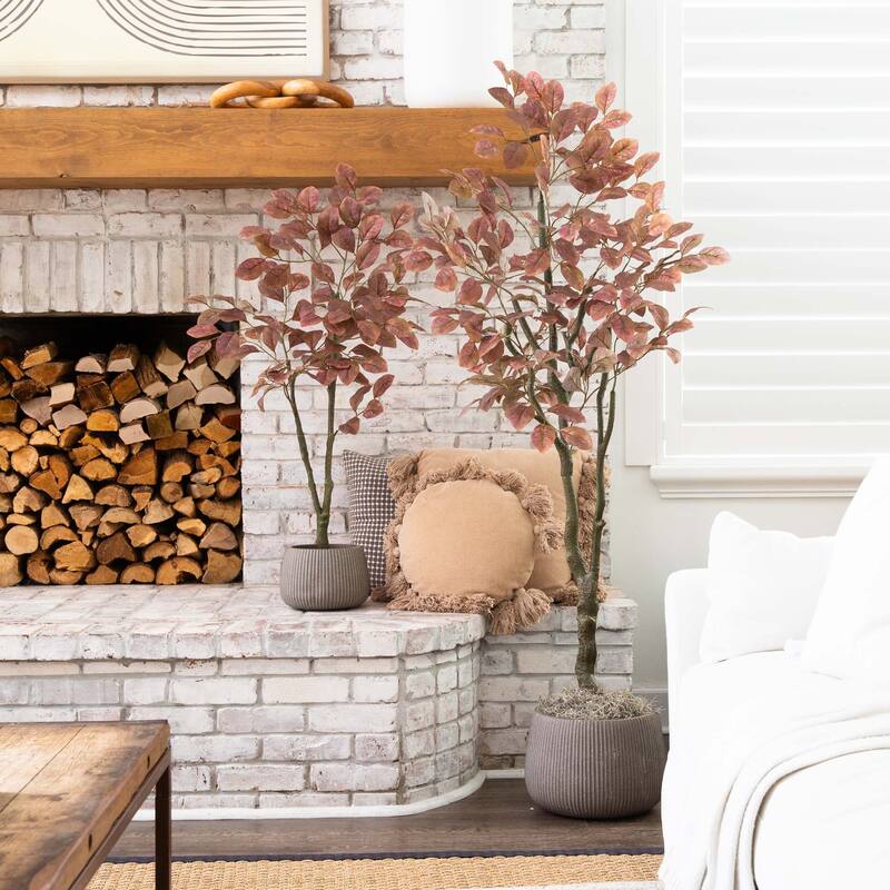 Potted Dogwood Artificial Tree - 3.5' - Brown