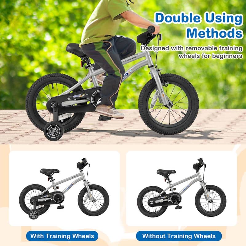Costway 14/16/18-Inch Kid’s Bike for 4-7 Years Old with Adjustable - See Details