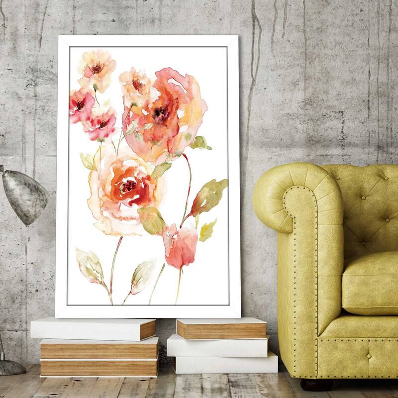 "Translucent Reds II (Vertical)" by Nan Print on Acrylic