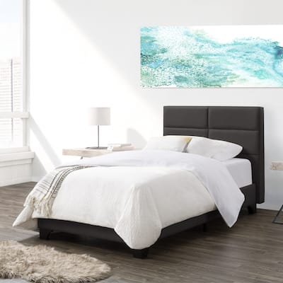 Bellevue Twin/Single Rectangle Panel Upholstered Bed
