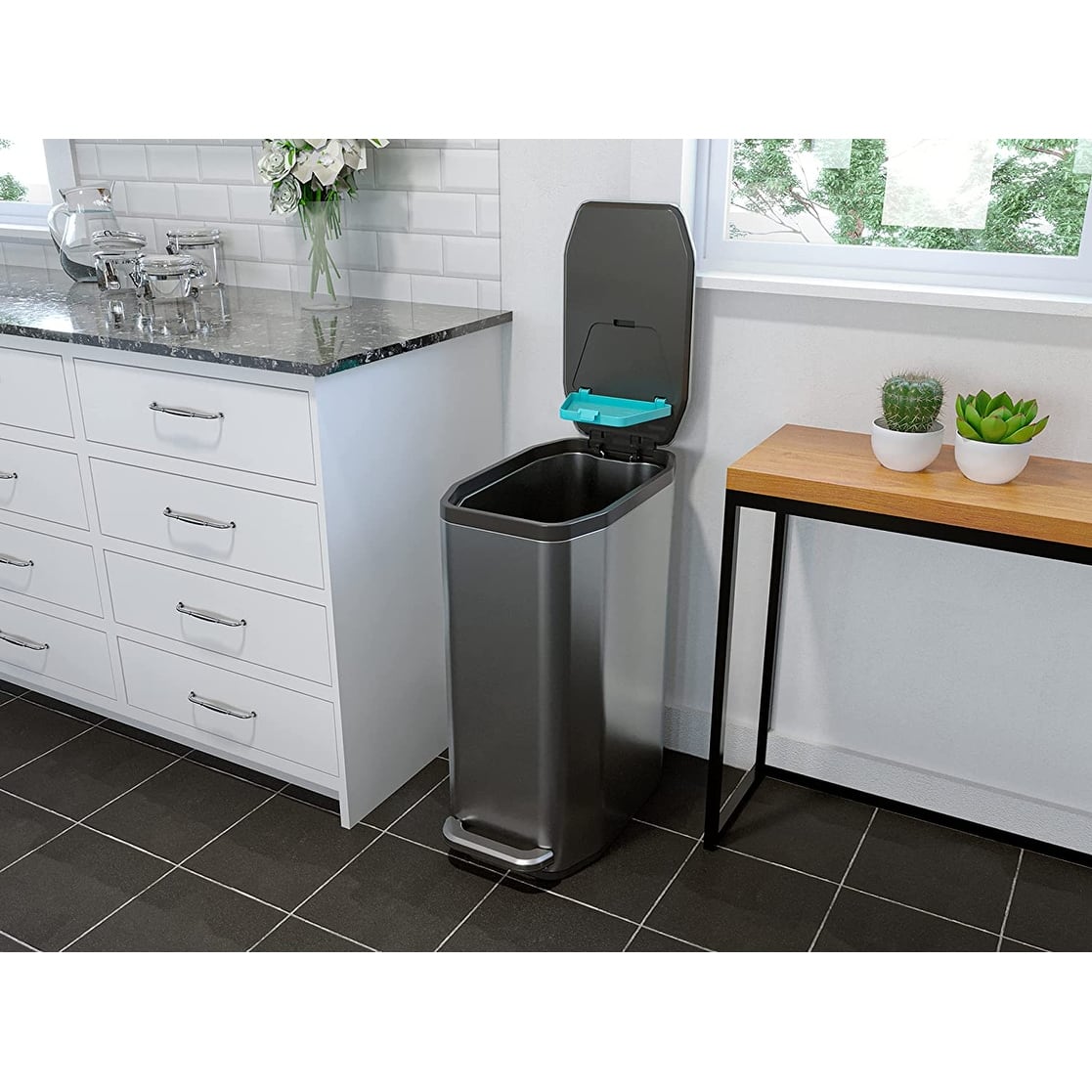 13 Gallon Slim Kitchen Trash Can Bed Bath & Beyond 37543630