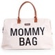 preview thumbnail 25 of 27, Childhome Canvas Mommy Bag Off-White & Black