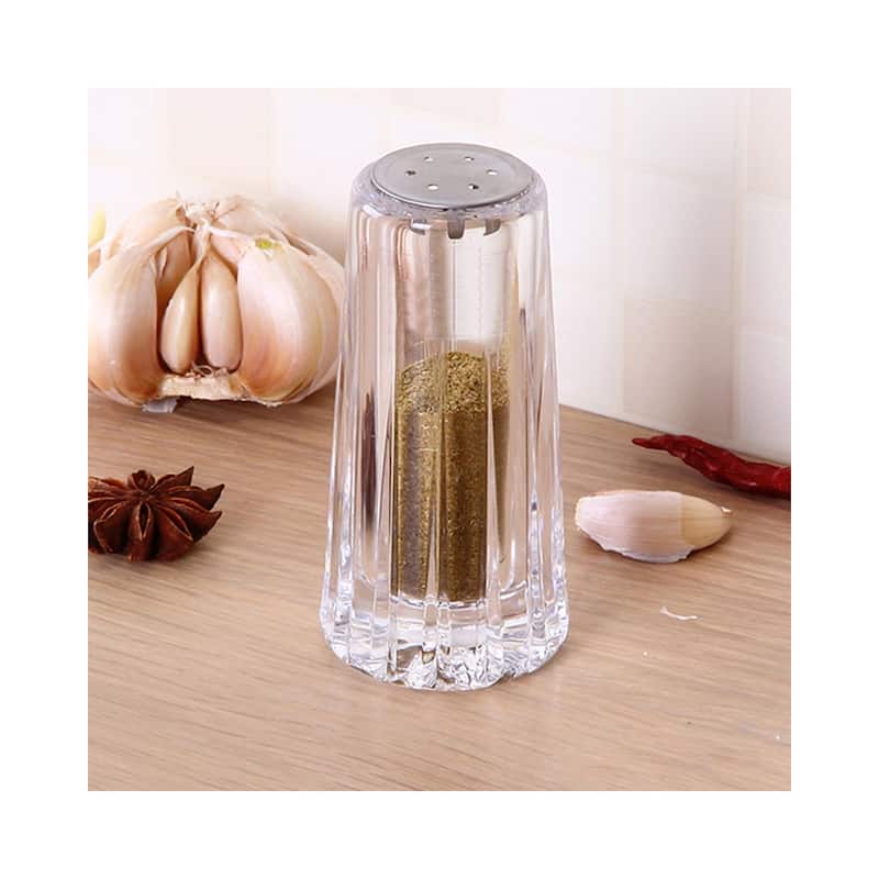 YBM Home Salt and Pepper Shakers Acrylic with Stainless Steel Lid, 1231