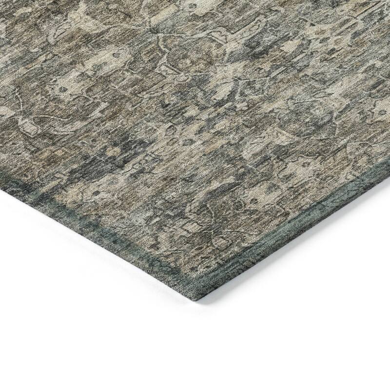 Machine Washable Indoor/ Outdoor Traditional Harmony Chantille Rug