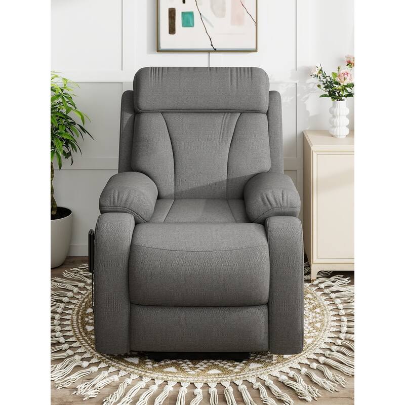 Power Lift Recliner for Elderly,Heavy Duty Lift Chair Recliners,Electric Recliner Chairs,Remote Control,Adjustable,Side Pocket