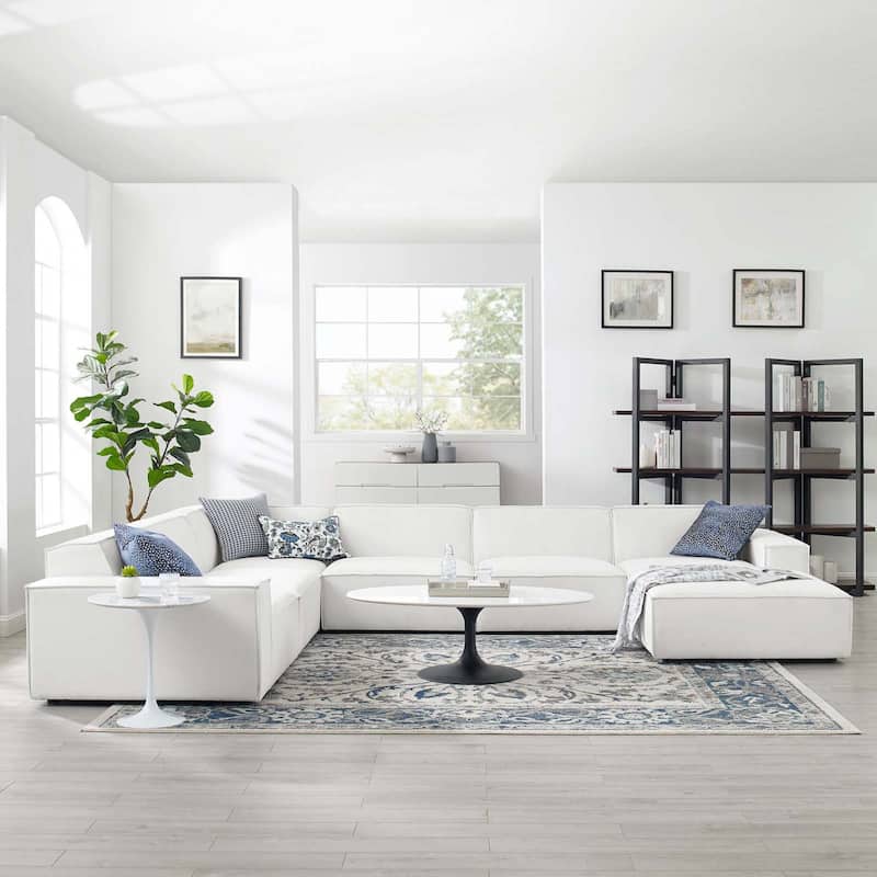 Restore 7-Piece Sectional Sofa - White