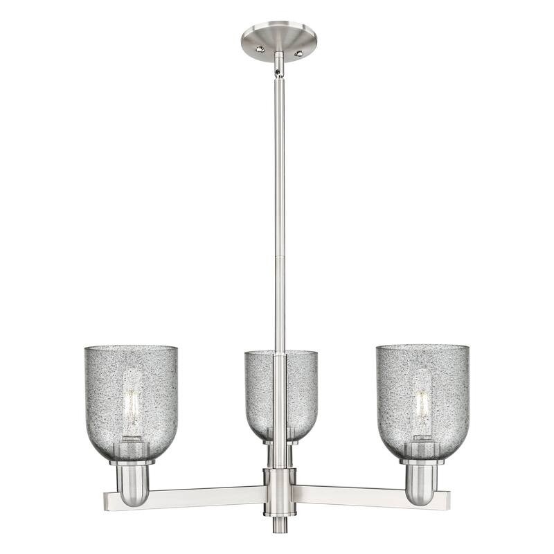 Innovations Lighting Endless Possibilities Arcadia - Caledonia - 3 Light 27" Stem Hung Chandelier - Satin Nickel