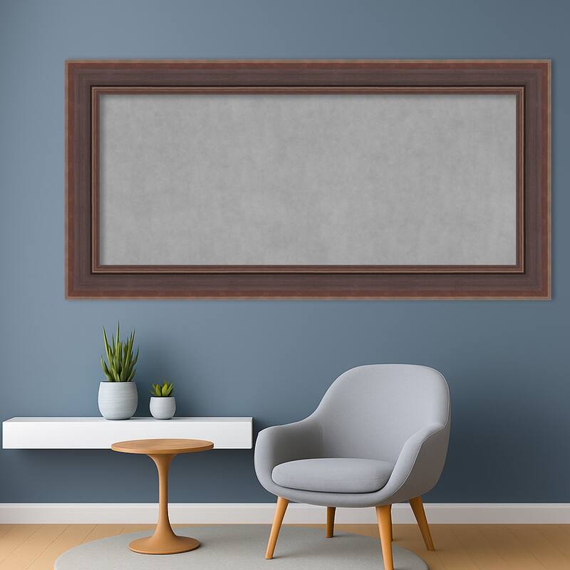 Amanti Art Moab Brown Bronze Framed Magnetic Board