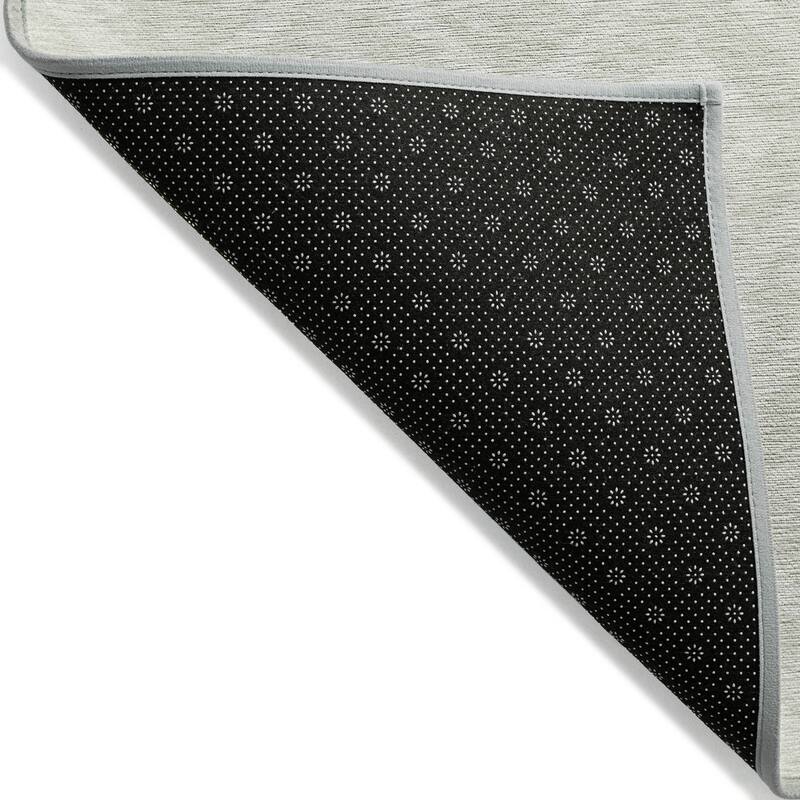 Machine Washable Indoor/ Outdoor Chantille Scroll Trellis Rug