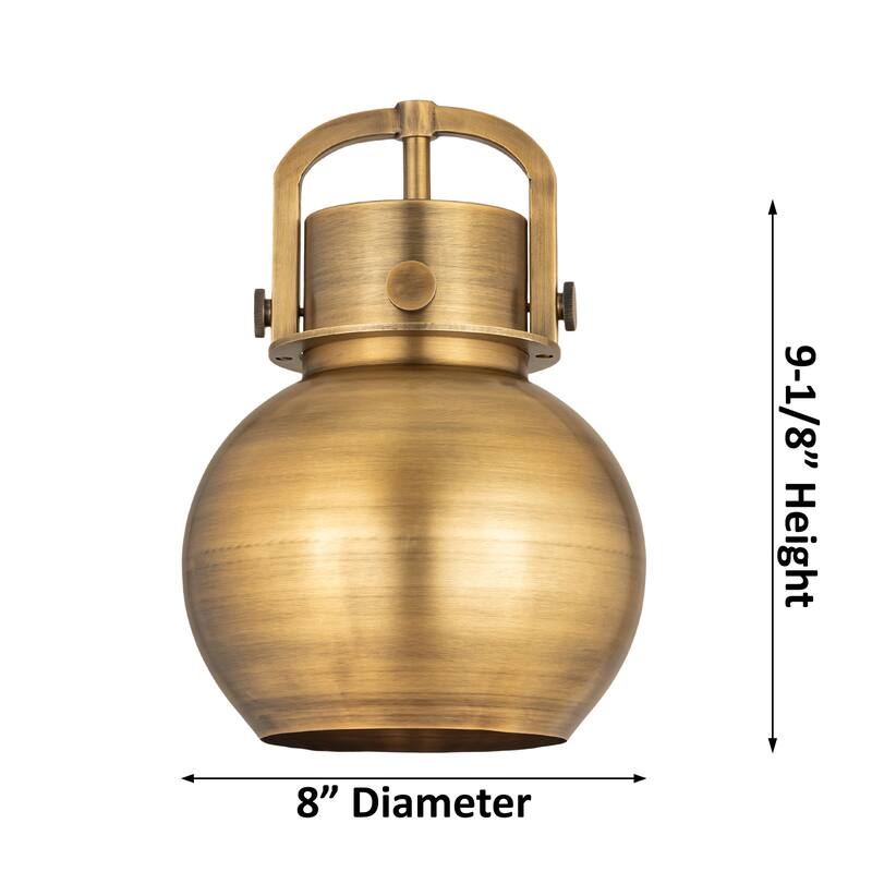 Innovations Lighting Newton Metal Sphere - 1 Light 8" Flush Mount
