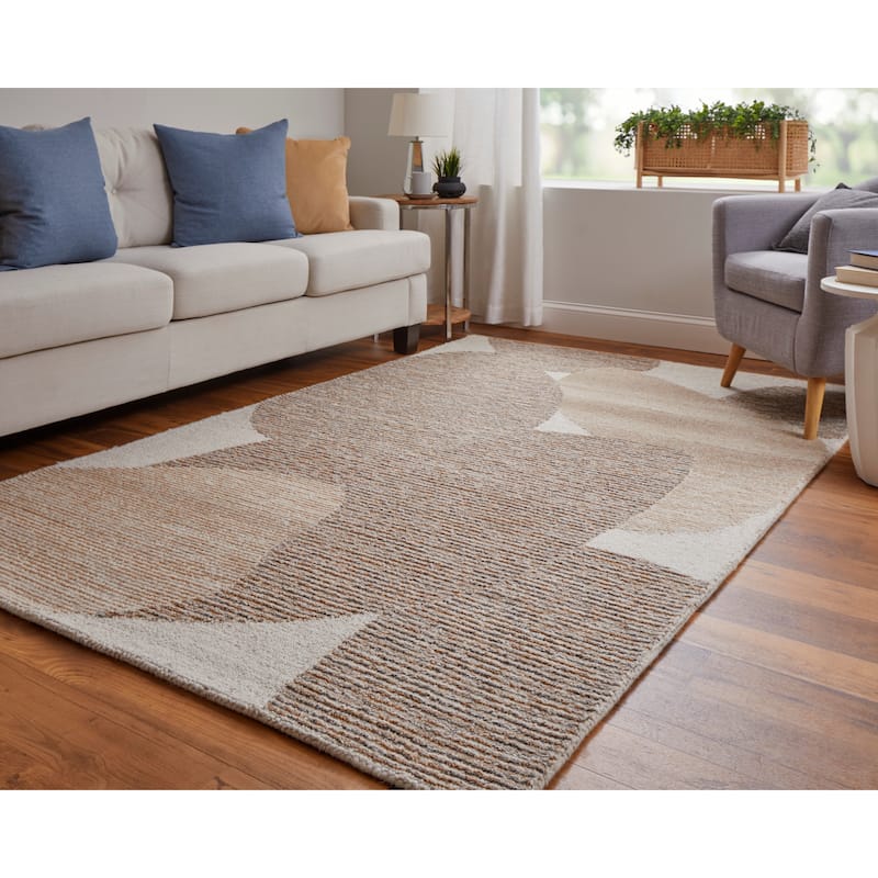 Grand Bazaar Middleton Hand Tufted Watercolor Modern Area Rug