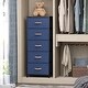 preview thumbnail 85 of 86, Contemporary 5-drawer Chest Vertical Storage Tower- Fabric Dresser