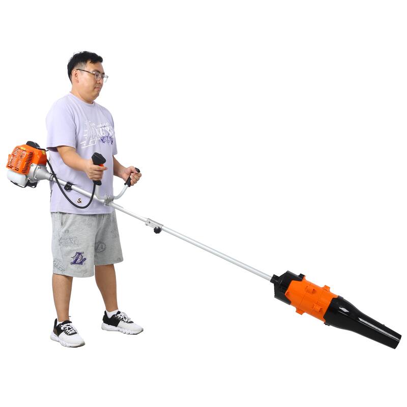 52cc Weed Eater Wacker Gas Powered, 3 in 1 Blower, String Trimmer with 10'' Brush Cutter,Rubber Handle & Shoulder Strap Included