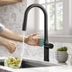 preview thumbnail 48 of 149, Kraus 2-Function 1-Handle 1-Hole Pulldown Sprayer Brass Kitchen Faucet KTF-3101 - 19 7/8" Height (Oletto Touch Faucet) - MB - Matte Black