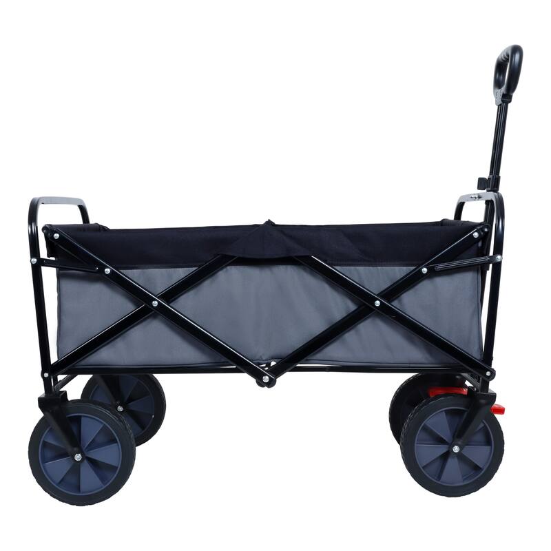 Foldable Hand Cart, Multi-Purpose Garden Cart, 360-Pound Capacity, Heavy-Duty Portable Utility Cart