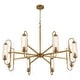 preview thumbnail 4 of 2, Quorum International 6015-8 Whitmire 8 Light 44" Wide Chandelier with