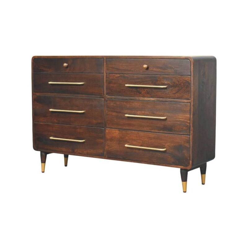 Artisan Furniture Solid Wood Hudson 8 Drawer Dresser