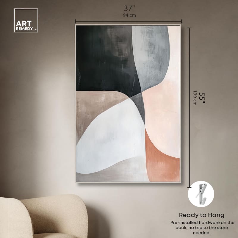 Curved Contour Canvas by Art Remedy