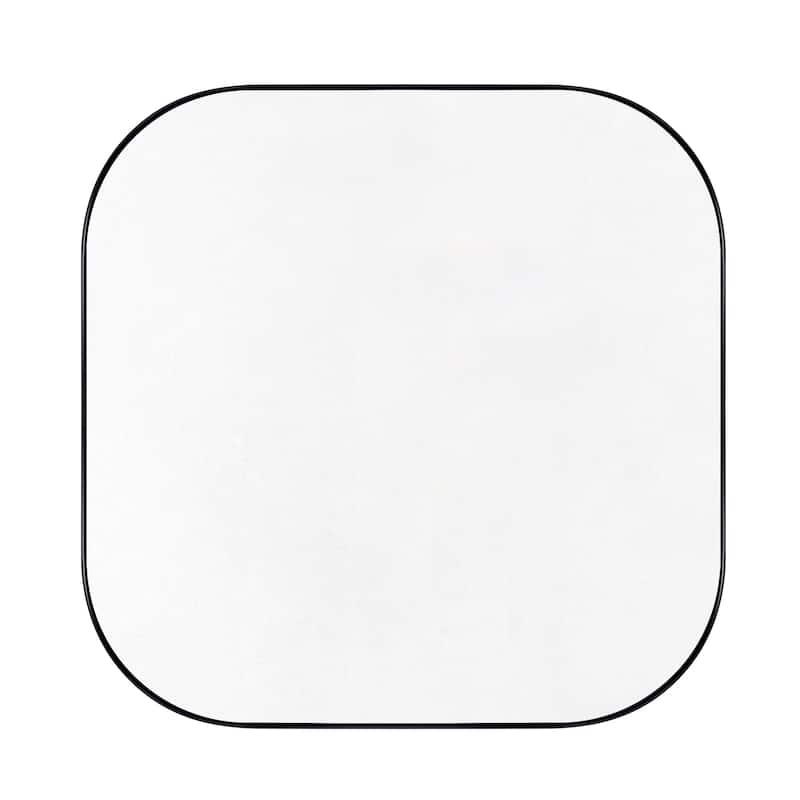 TEHOME Rounded Square Bathroom Vanity Wall Mirror - 24" x 24" - 24" x 24"