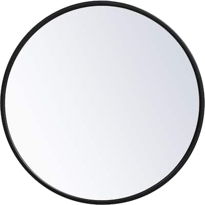 Elegant Lighting Eternity 18" Diameter Circular Beveled Metal Framed