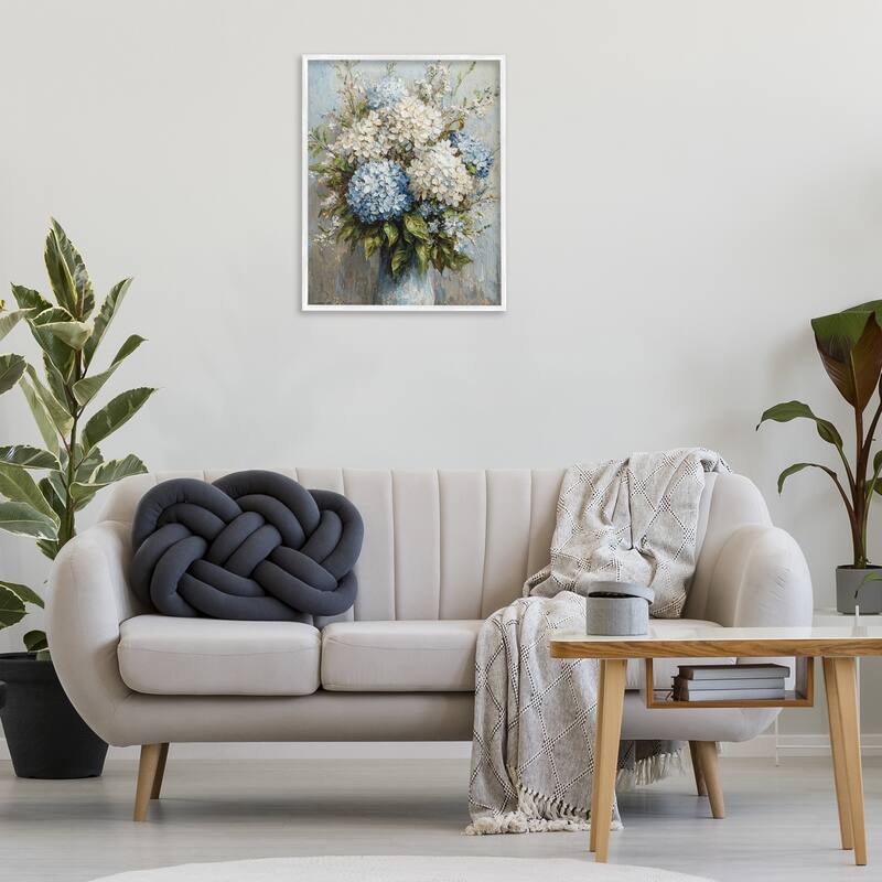 Stupell Muted Classic Hydrangeas Framed Giclee Art Design By Franklyn Gregory