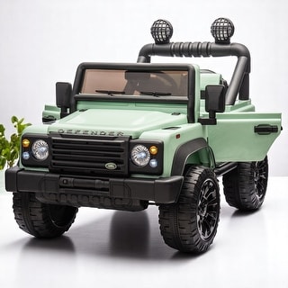 24V Licensed Land Rover Defender Ride-On Car for Kids,Electric Vehicle, Halloween gift