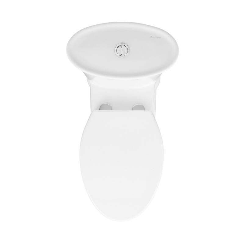 Santorini One-Piece Elongated Toilet Dual-Flush 1.1/1.6 gpf - Glossy White