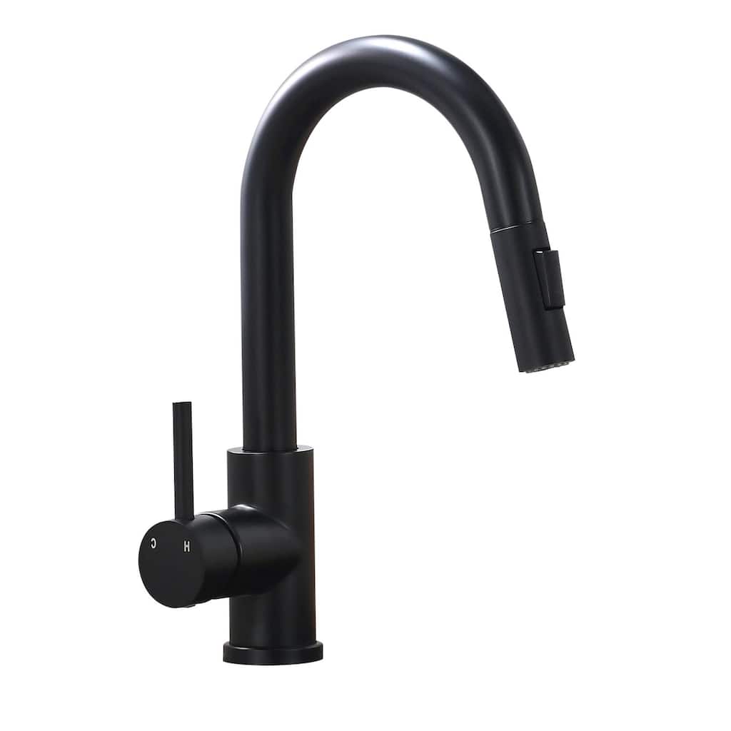 Topcraft Single Handle Stainless Steel Bar Faucet with Sprayer