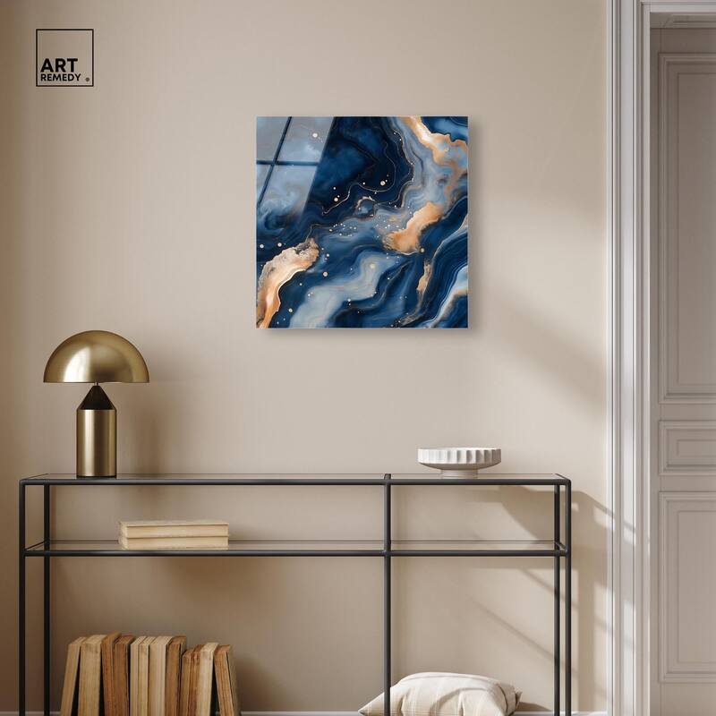 Deep Sea Geode III Acrylic by Art Remedy, Ready to Hang