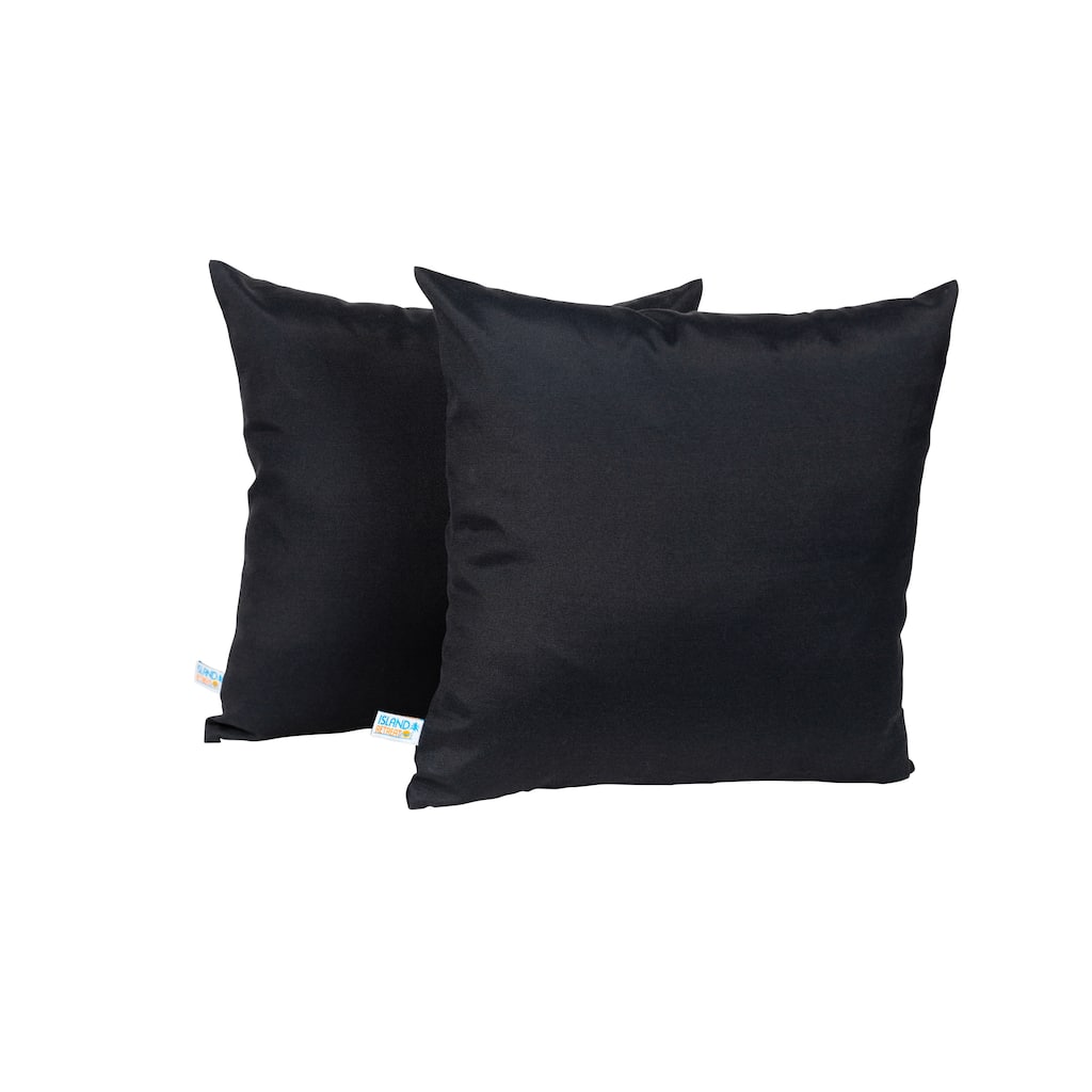 Island Retreat All-Weather Outdoor Throw Pillows (Set of 2)
