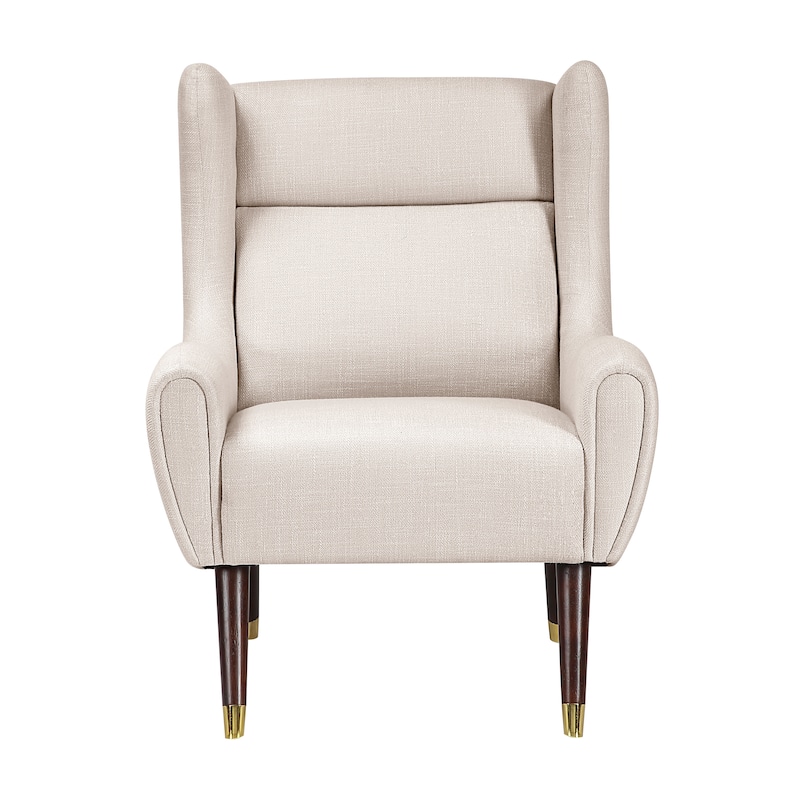 Edmund Textured Fabric Accent Chair
