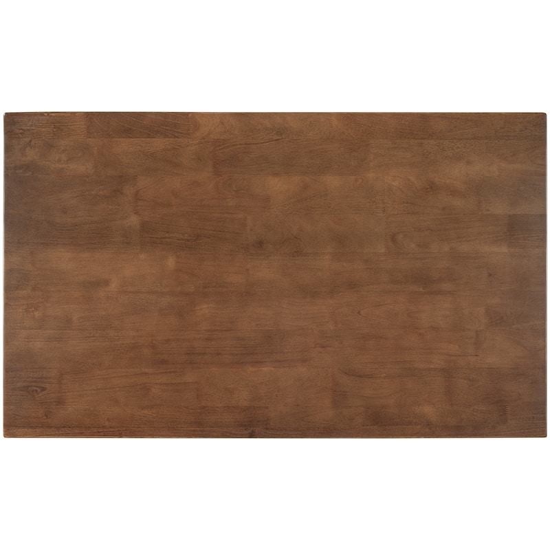 Rubber Wood Top Kitchen Island Set with Seating and Open Shelve, 3pc
