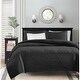 preview thumbnail 82 of 128, Madison Park Mansfield Reversible Coverlet Set Black - Full - Queen