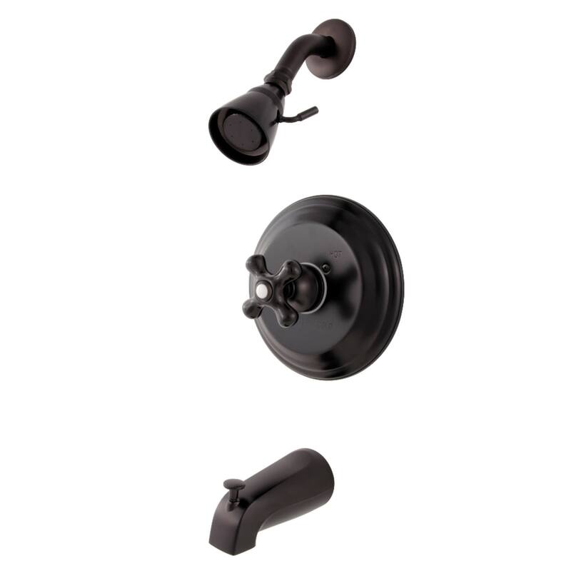 Kingston Brass Duchess Tub and Shower Trim Package with 1.8 GPM Single - Oil Rubbed Bronze