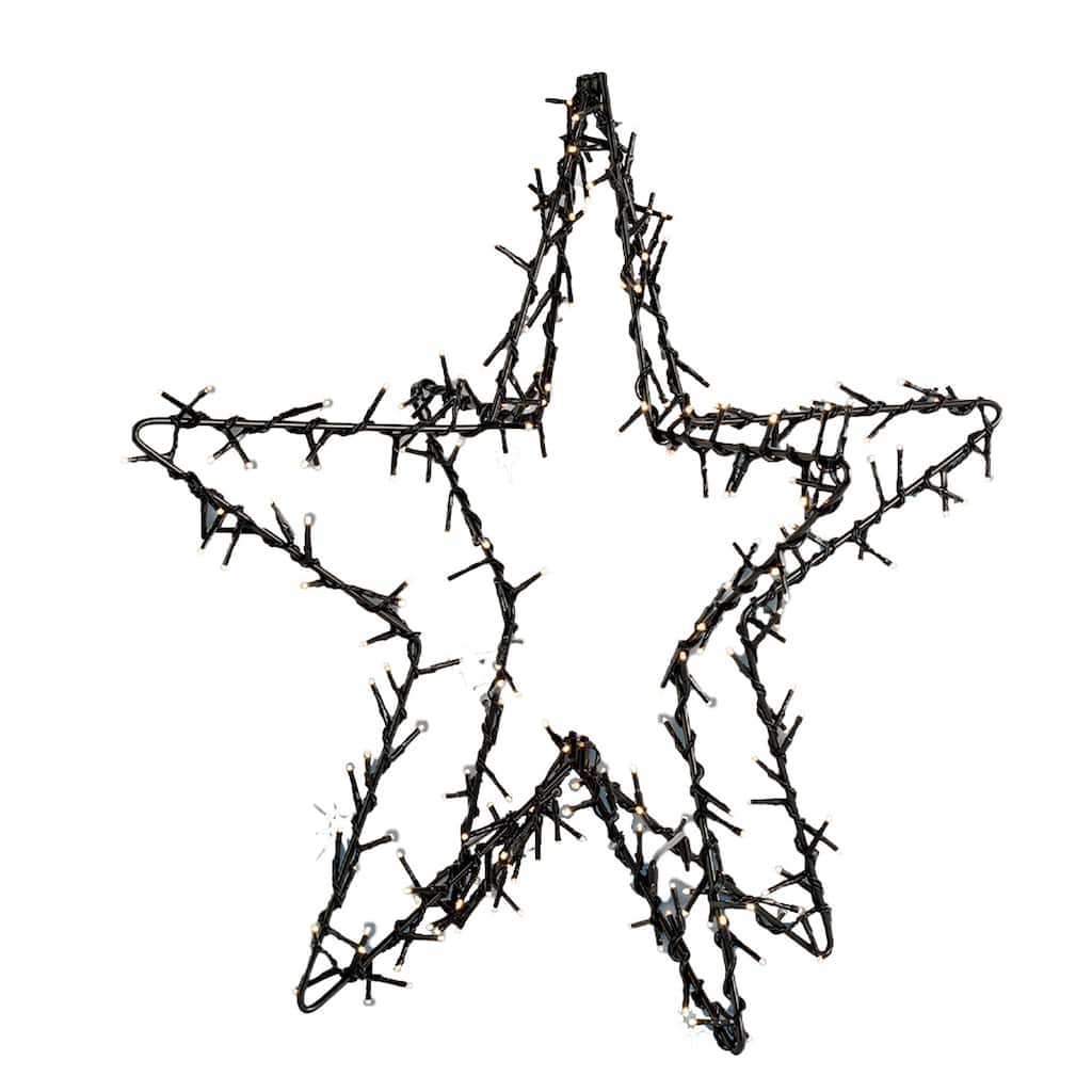 Christmas 2 ft. 3D LED Flashing Effect Lighted Metal Star