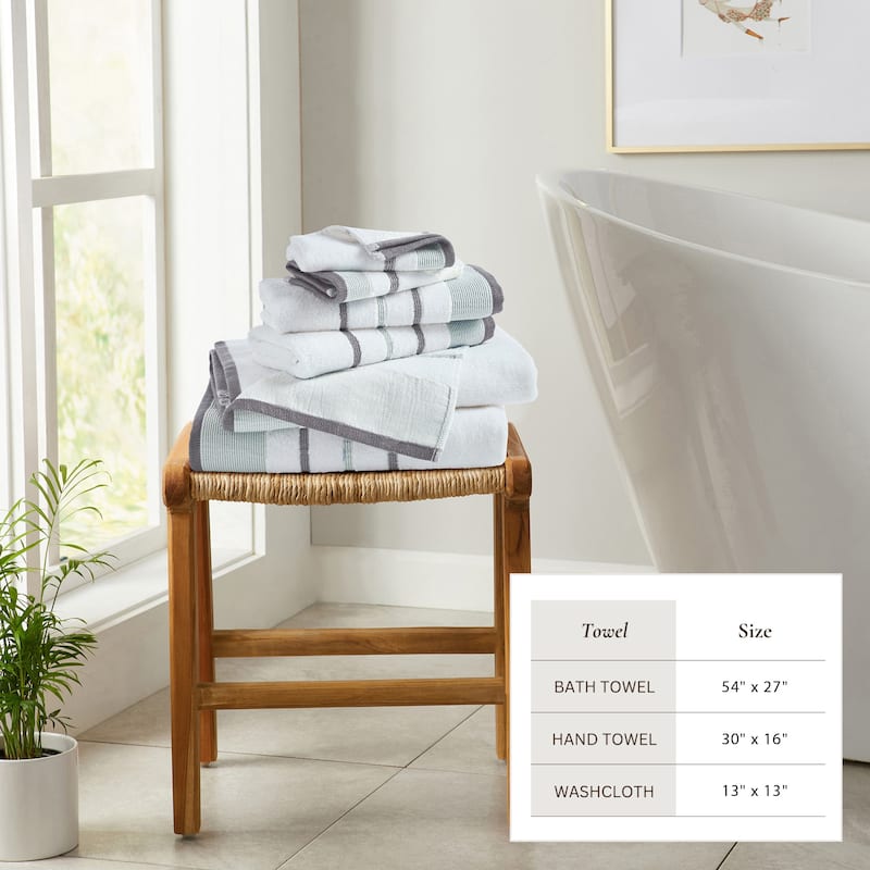 Linery & Co. Luxury Cotton Decorative Towel Set.