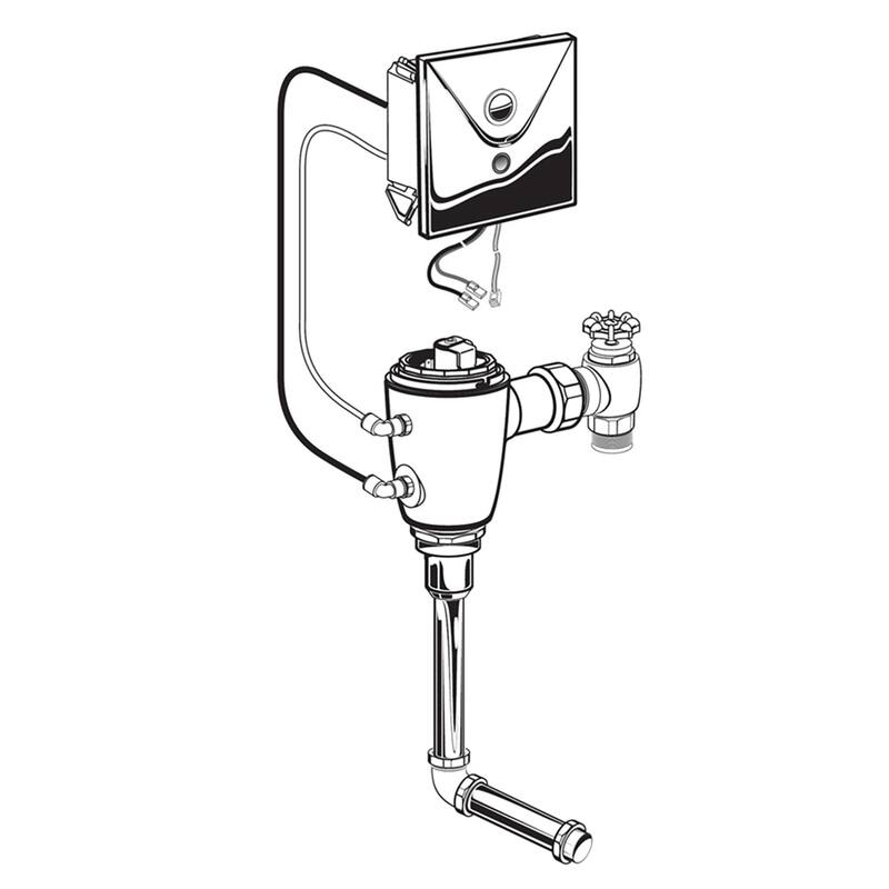 American Standard Selectronic 0.5 GPF Electronic Urinal Flushometer